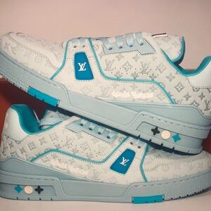Louis Vuitton Blue Sneakers - Time Out